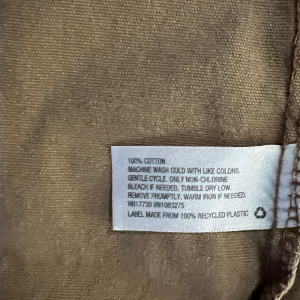 A New Day Tan Hooded Utility Jacket Size M  Military Style Casual Outdoors - Picture 10 of 11